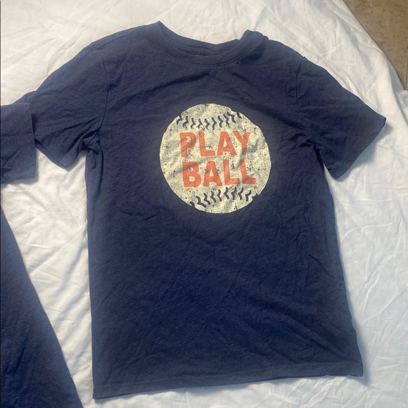 Cat & Jack Bundle Kids Navy Blue Graphic T-Shirts Size  L (12/14) - Picture 3 of 6